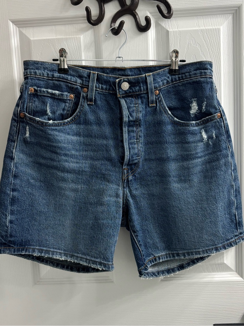 Levi’s 501 button fly denim shorts NWOT